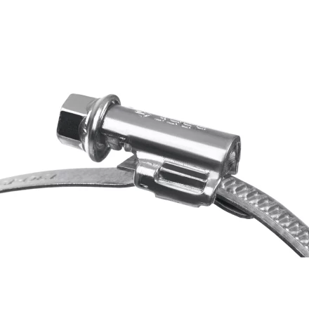 ЗУБР Х-9Н, 20 - 32 мм, накатная лента 9 мм, цинк, 50 шт, червячный хомут (37807-32) купить в Когалыме