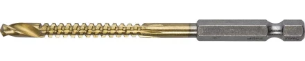 ЗУБР. Сверло фрезеровальное по дереву и тонкому листовому металлу, шестигранный хвостовик 1/4", 5х85мм 29966-05 купить в Когалыме