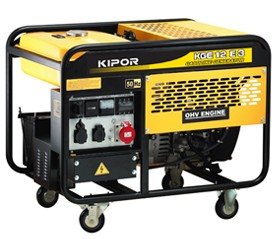 Бензогенератор KIPOR KGE12E3 купить в Когалыме