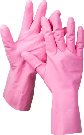 Перчатки ЗУБР "МАСТЕР" латексные, повышенной прочности, х/б напыление, рифлёные, 100% латекс, 100% хлопок, размер L 11250-L купить в Когалыме