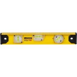 Уровень STAYER "MASTER" "I-Bar" РЕЛЬС двутавровый, 3 противоударных ампулы (1 поворотная на 360 град), линейка, 40см 3470-040_z01