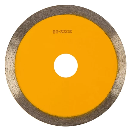 Диск алмазный отрезной 115 х 22,2 мм, сплошной, супертонкий, горячий пресс, мокрое резание// Denzel 73043 купить в Когалыме