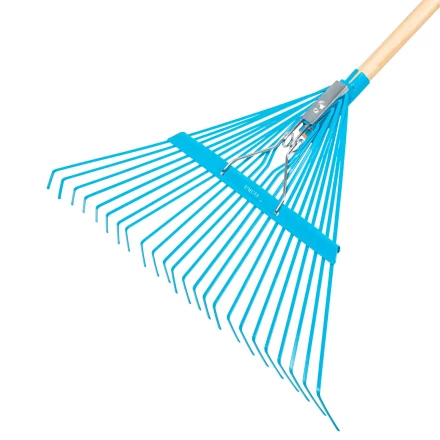 Грабли веерные стальные Palisad, 540 х 1450 мм, 24 плоских зуба, лакированный черенок, Luxe 617905 купить в Когалыме