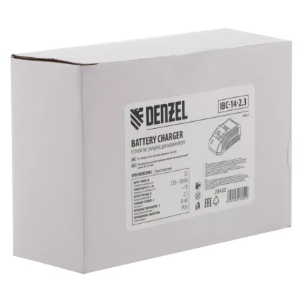 Устройство зарядное для аккумуляторов IBC-14-2.3, Li-Ion, 14 В, 2.3 А Denzel 28452 купить в Когалыме