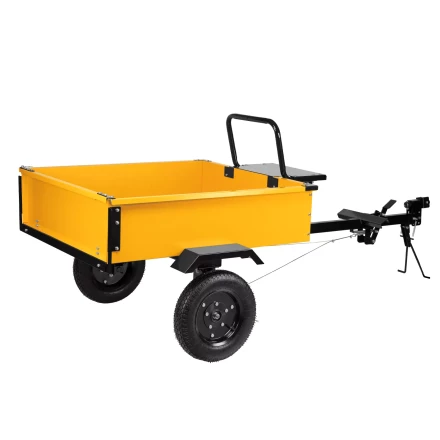 Прицеп для мотоблока Denzel TT-500, оцинк., груз. 500 кг, рег. сцепка, колеса 4.00-10, в упаковке купить в Когалыме