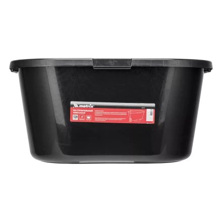 Таз строительный прямоугольный универсальный Matrix, 120л, ударопрочный 81476 купить в Когалыме