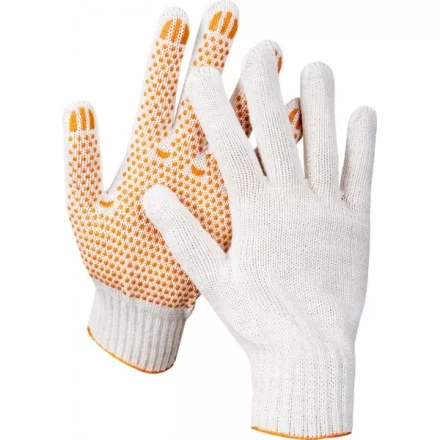 Перчатки STAYER "МASTER" трикотажные, 7 класс, х/б, с защитой от скольжения, L-XL, 10пар 11397-H10 купить в Когалыме