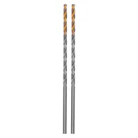 Сверло спиральное по металлу 3 х 100 мм, Р6М5, Golden Tip, удлиненное, 2шт. Denzel 718247