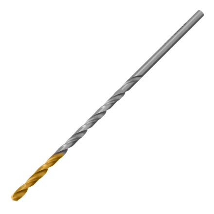 Сверло спиральное по металлу 3 х 100 мм, Р6М5, Golden Tip, удлиненное, 2шт. Denzel 718247 купить в Когалыме