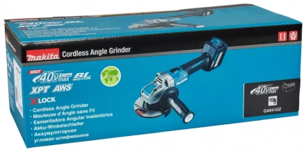 Угловая шлифовальная машина 125мм Makita GA041GZ01, 40V, без АКБ и ЗУ купить в Когалыме