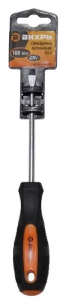 Отвёртка шлицевая SL5 100 мм Вихрь купить в Когалыме