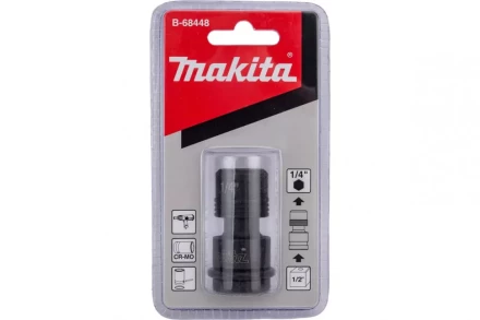 Адаптер с квадрата 1/2 на шестигранник 1/4 Makita B-68448 (переходник) купить в Когалыме