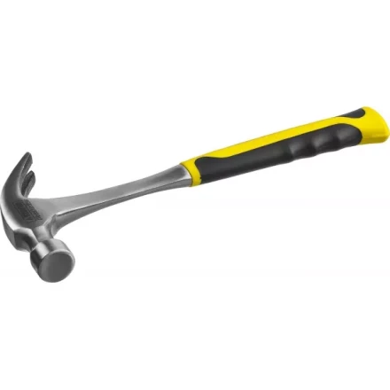 Молоток-гвоздодер STAYER "PROFESSIONAL" цельнометаллический с двухкомпонентной рукояткой, 450г 2025-450 купить в Когалыме