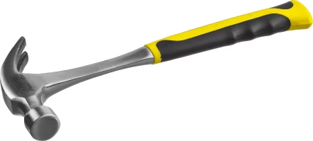 Молоток-гвоздодер STAYER "PROFESSIONAL" цельнометаллический с двухкомпонентной рукояткой, 450г 2025-450 купить в Когалыме