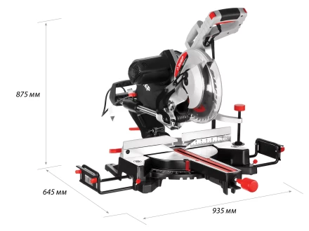 Пила торцовочная с ременной передачей ЗПТ-255-1800 ПЛР серия МАСТЕР купить в Когалыме