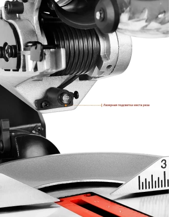 Пила торцовочная с ременной передачей ЗПТ-255-1800 ПЛР серия МАСТЕР купить в Когалыме