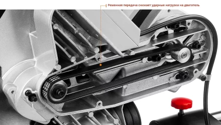 Пила торцовочная с ременной передачей ЗПТ-255-1800 ПЛР серия МАСТЕР купить в Когалыме