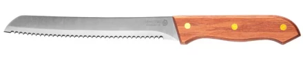 Нож LEGIONER "GERMANICA" хлебный с деревянной ручкой, нерж лезвие 200мм 47845_z01 купить в Когалыме