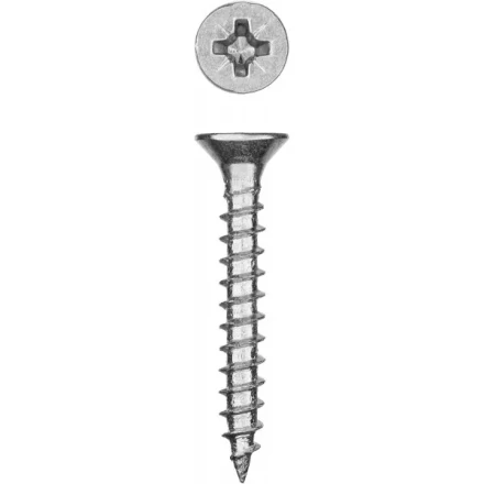 Саморезы СУ-Б универсальные, 30 x 5.0 мм, 6 000 шт, белый цинк, ЗУБР 300370-50-030 купить в Когалыме