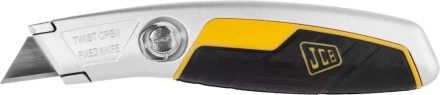 Нож JCB металлический, с трапециевидным лезвием, тип "А24", фиксированное лезвие JLC006 купить в Когалыме