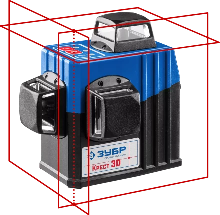 Нивелиры лазерные Крест-3D 360 3 перпендикулярные плоскости серия ПРОФЕССИОНАЛ купить в Когалыме
