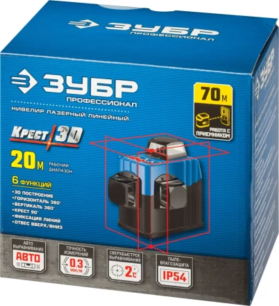 Нивелиры лазерные Крест-3D 360 3 перпендикулярные плоскости серия ПРОФЕССИОНАЛ купить в Когалыме