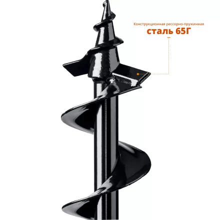 ЗУБР d 100 мм, грунт, шнек для мотобуров (7051-10) купить в Когалыме