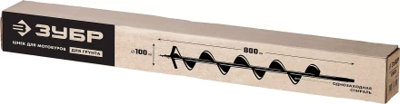 ЗУБР d 100 мм, грунт, шнек для мотобуров (7051-10) купить в Когалыме