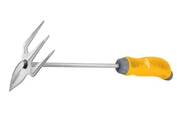 Мотыжка комб профиль "лепесток" и 3-зубая молибденовое покрытие 2-комп. рукоятка  PALISAD LUXE 62376