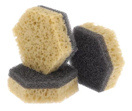 Губки для посуды TEFLON 90х80х30 мм 3 шт ТМ Elfe 92356 купить в Когалыме