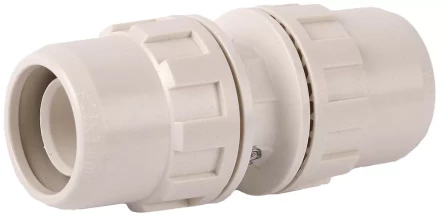 Соединитель ЗУБР "ШиреФит" "штуцер с гайкой - штуцер с гайкой", 26мм 51490-26 купить в Когалыме