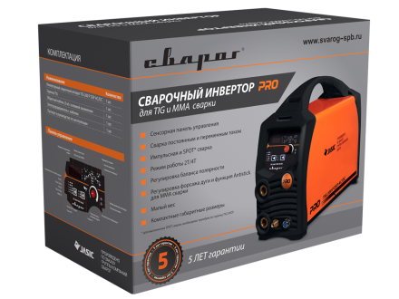 Сварочный инвертор Сварог PRO TIG 200 P DSP AC/DC (E201) купить в Когалыме