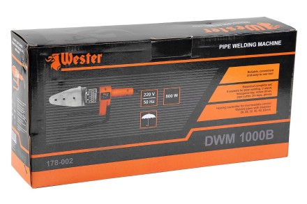 Аппарат для сварки пластиковых труб WESTER DWM 1000B купить в Когалыме