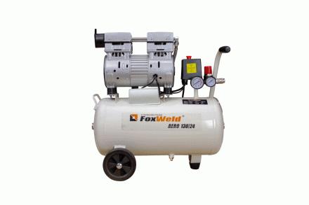 Компрессор безмасляный коаксиальный AERO 130/24 oil-free FoxWeld купить в Когалыме