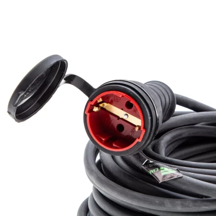 Удлинитель силовой 20 м, 16 А, тип УХз16, КГ 3 x 1.5 мм, 1 розетка, Россия Сибртех 95891 купить в Когалыме