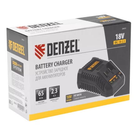 Устройство зарядное для аккумуляторов Denzel IBC-18-2.3, Li-Ion, 18 В, 2.3 А 28453 купить в Когалыме