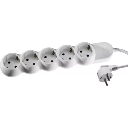 Удлинитель ЗУБР "МАСТЕР" электрический, ПВС сечение 1кв мм, заземл, 5 гнезд, макс мощн 3500Вт, 5м 55058-5 купить в Когалыме