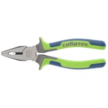 Плоскогубцы комбинированные 160 мм фосфатирование трехкомпонентные рукоятки СИБРТЕХ 17053 купить в Когалыме