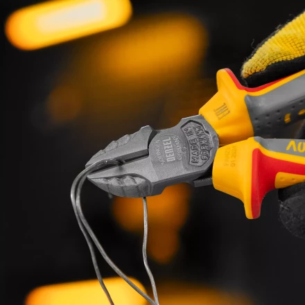 Бокорезы, диэлектрические рукоятки Denzel 17788, до 1000 В, трехкомпонентные рукоятки, 160 мм купить в Когалыме