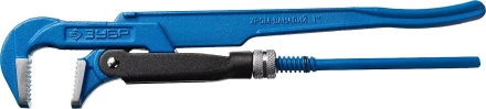 Ключ трубный рычажный ЗУБР "ПРОФЕССИОНАЛ", прямые губки, цельнокованый, Сr-V, № 1,  1" 27335-1_z01 купить в Когалыме