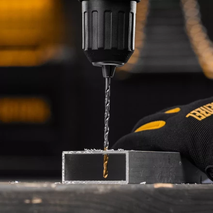 Сверло спиральное по металлу Denzel 3,5 х 112 мм, Р6М5, Golden Tip, удлиненное, 2шт. 718248 купить в Когалыме