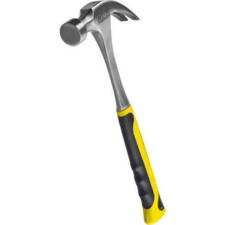 Молоток-гвоздодер STAYER "PROFESSIONAL" цельнометаллический с двухкомпонентной рукояткой, 560г 2025-560 купить в Когалыме