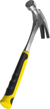 Молоток-гвоздодер STAYER "PROFESSIONAL" цельнометаллический с двухкомпонентной рукояткой, 560г 2025-560 купить в Когалыме