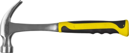 Молоток-гвоздодер STAYER "PROFESSIONAL" цельнометаллический с двухкомпонентной рукояткой, 560г 2025-560 купить в Когалыме