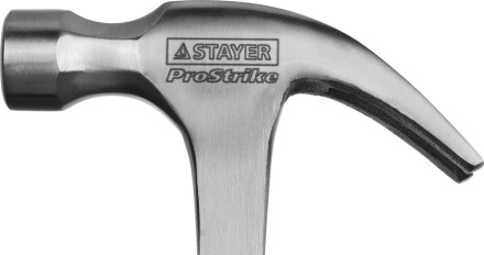 Молоток-гвоздодер STAYER &quot;PROFESSIONAL&quot; цельнометаллический с двухкомпонентной рукояткой, 560г 2025-560 купить в Когалыме