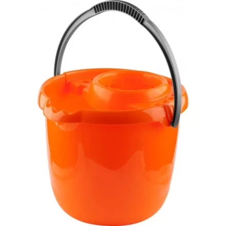 Ведро DEXX, пластиковое для непищевых продуктов, с держателем МОП, 12л 39312 купить в Когалыме