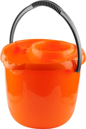 Ведро DEXX, пластиковое для непищевых продуктов, с держателем МОП, 12л 39312 купить в Когалыме
