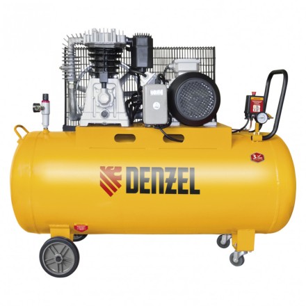 Компрессор масляный ременный Denzel DR4000/100 58092 купить в Когалыме