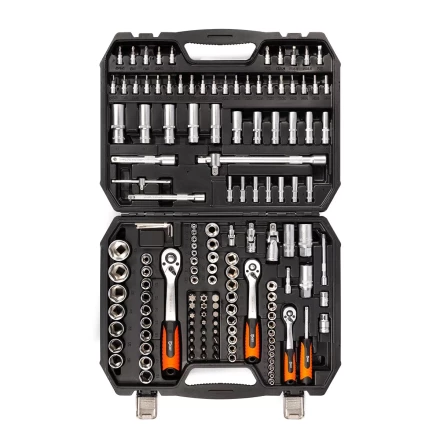 Набор автоинструмента КВТ НАИ-09/150 1/2", 1/4", 3/8", 150 предметов (92315) купить в Когалыме