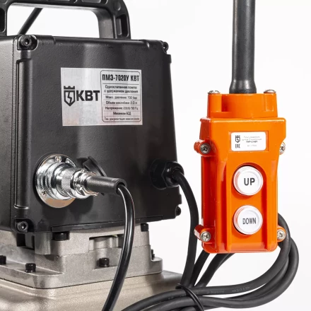 Насосная гидравлическая станция КВТ ПМЭ-7020у объем маслобака 2.0 л с удержанием (79664) купить в Когалыме